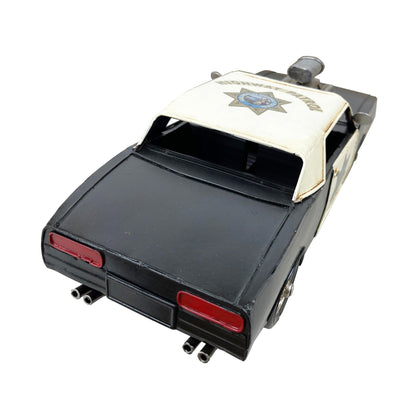 Police Hot Rod Metal Model by Peterson Housewares & Artwares