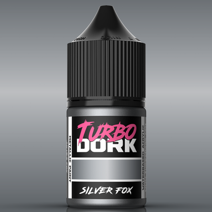 Turbo Dork: Metallic Acrylic Paint - Silver Fox