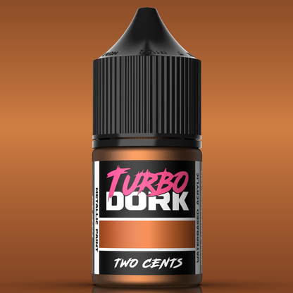 Turbo Dork: Metallic Acrylic Paint - Two Cents
