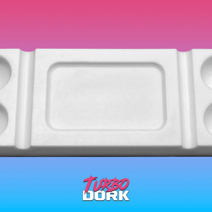 Turbo Dork: Paint Tools - Silicone Dry Palette - White - Large