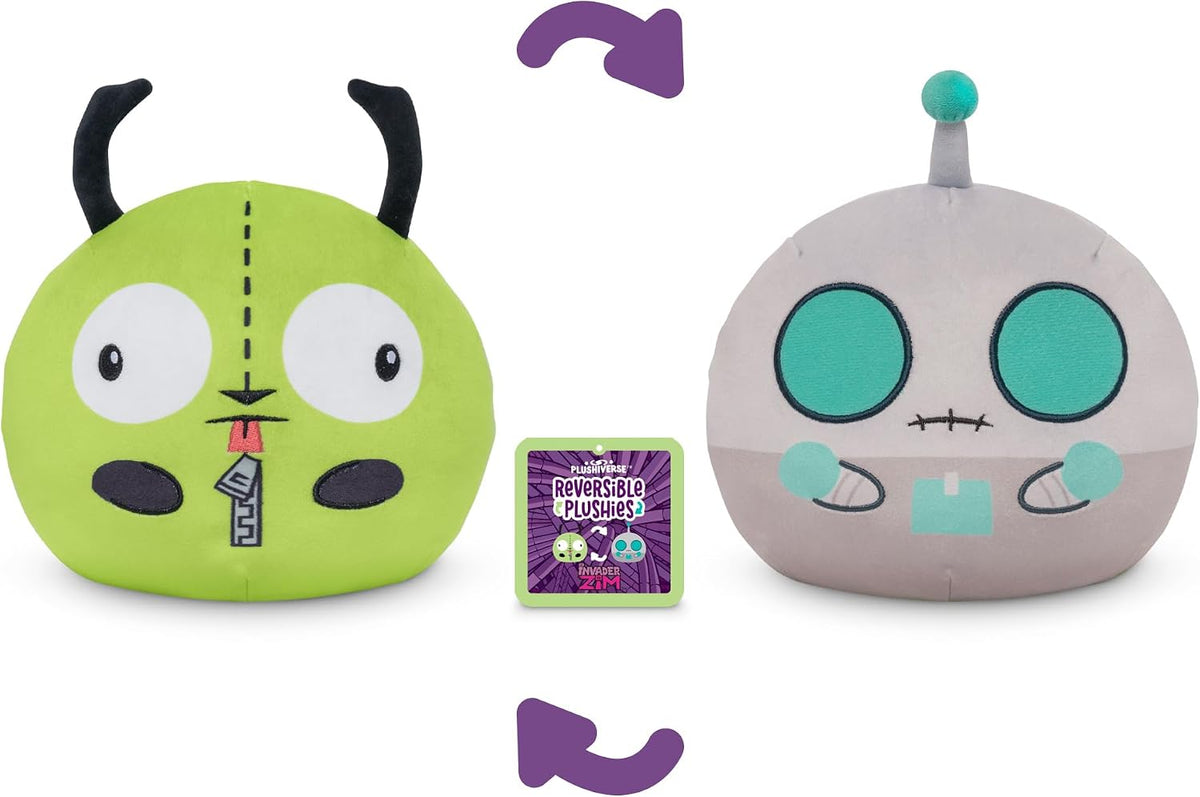TeeTurtle Reversible Plushie: Invader Zim - Gir