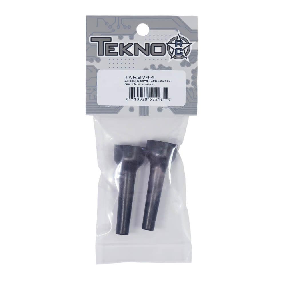 Tekno TKR8744 – Shock Boots (med length, for 16mm shocks)