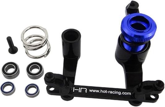 Hot Racing TM3348X Traxxas E/T-MAXX Aluminum Bearing Saver Steering Kit
