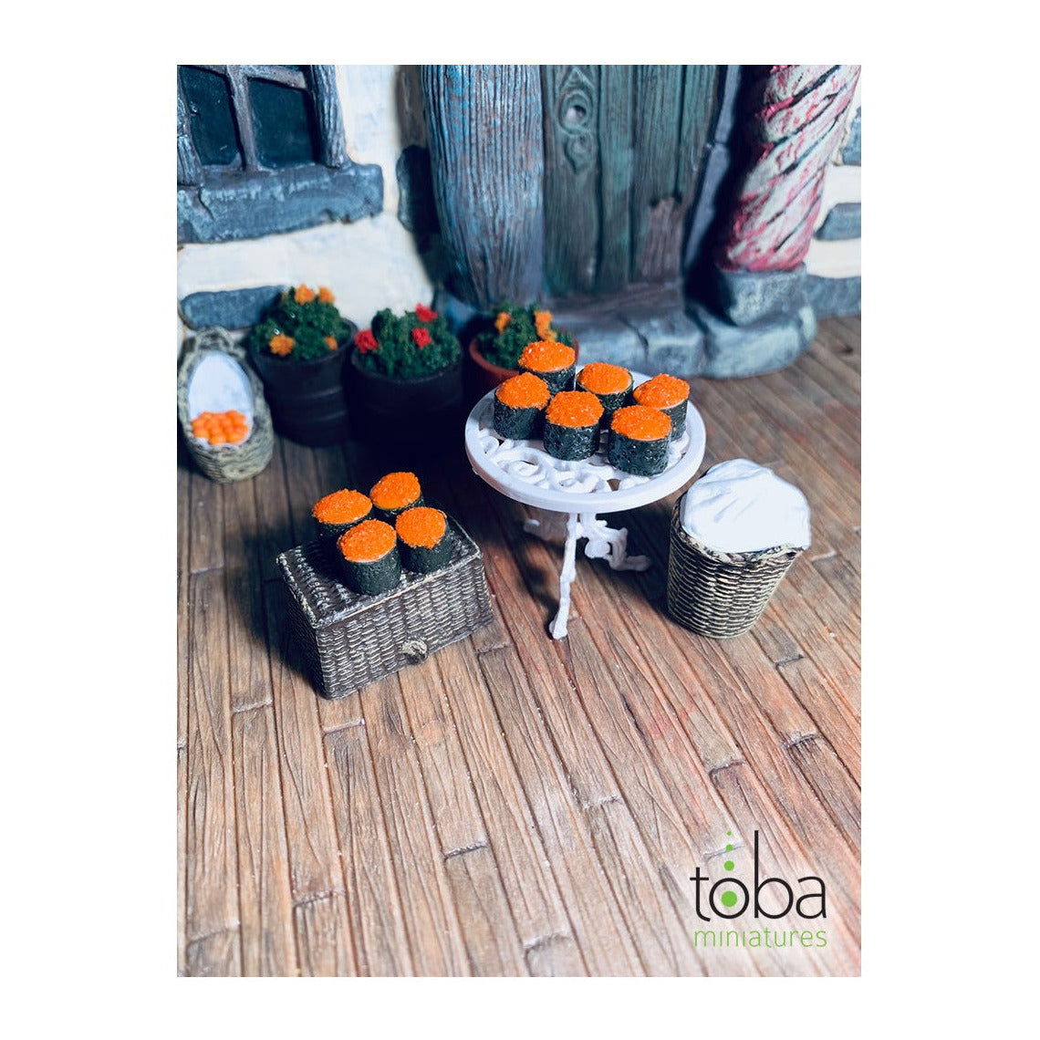 Toba Miniatures 1014 1/12 Scale Sushi (10)