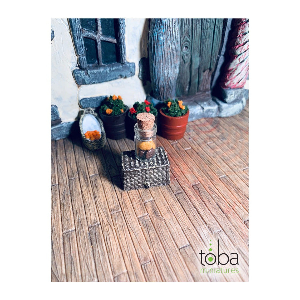 Toba Miniatures 1062 1/12 Scale Cookie Jar (1)