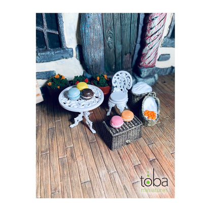 Toba Miniatures 1112 1/12 Scale Macarons (5)