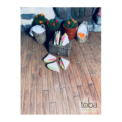 Toba Miniatures 1113 1/12 Scale Deli Sandwiches (5)