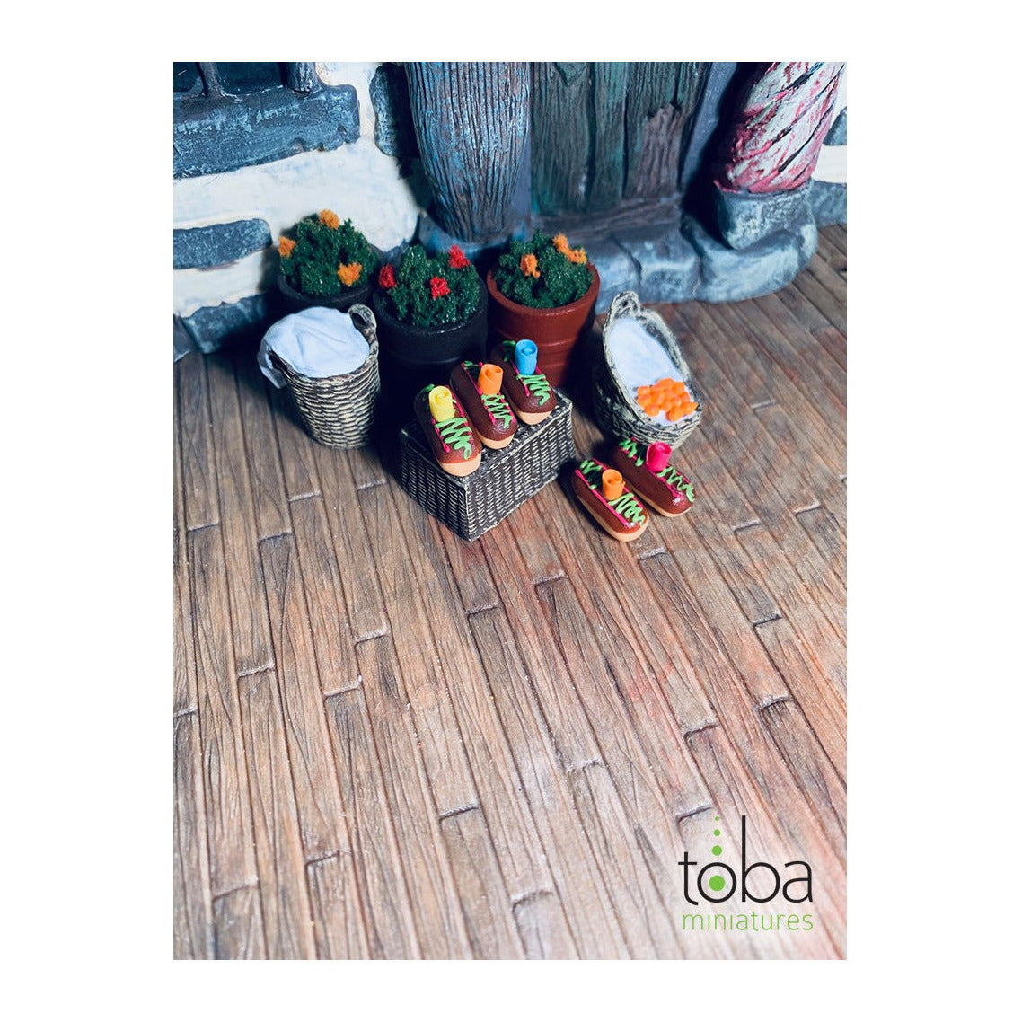 Toba Miniatures 1118 1/12 Scale Log Cakes (5)