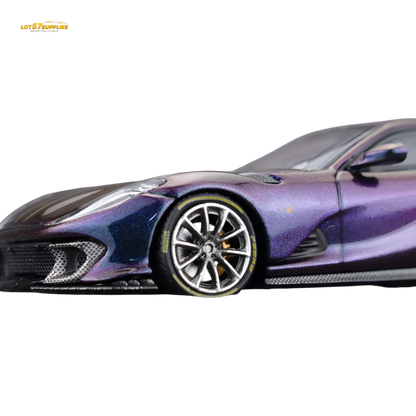 (Pre-Order) TOC Ferrari 812C - Chameleon Purple 1:64