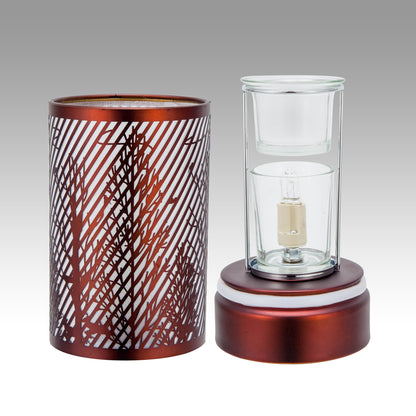 7" touch lamp-Fragrance Wax Melts Warmer -Electric Candle Essential Oil Burner-Metal Ravine Table decor by Peterson Housewares & Artwares