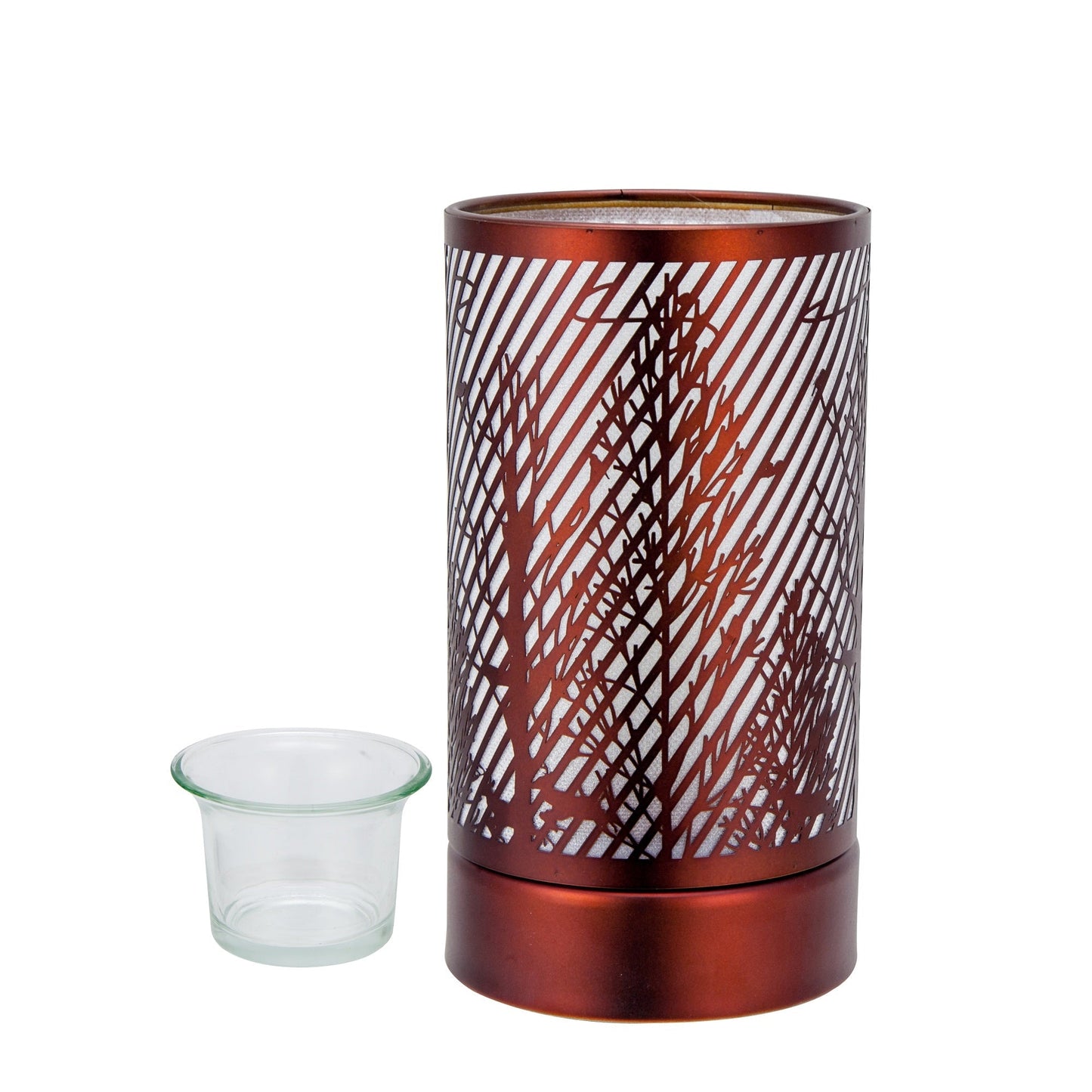 7" touch lamp-Fragrance Wax Melts Warmer -Electric Candle Essential Oil Burner-Metal Ravine Table decor by Peterson Housewares & Artwares