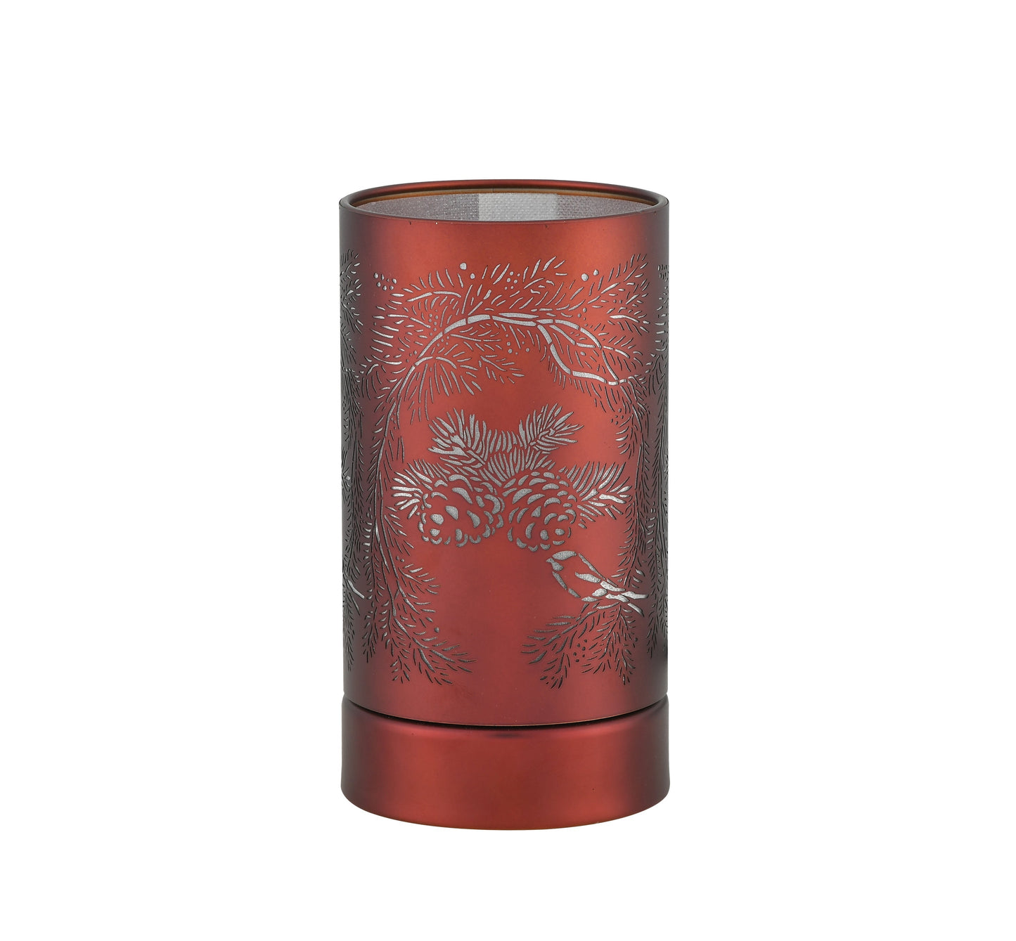 7" Touch lamp/Oil burner/Wax warmer-Copper Pinecone by Peterson Housewares & Artwares