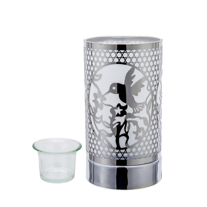 7" touch lamp-Fragrance Wax Melts Warmer -Electric Candle Essential Oil Burner-Metal Hummingbird Table Decor by Peterson Housewares & Artwares