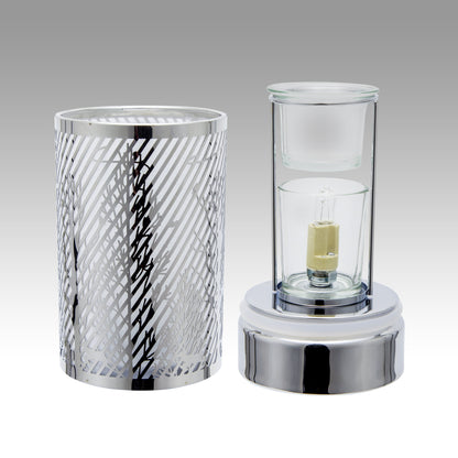 7" touch lamp-Fragrance Wax Melts Warmer -Electric Candle Essential Oil Burner-Metal Ravine Table decor by Peterson Housewares & Artwares