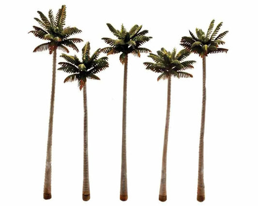 Woodland Scenics TR3598 4 3/4" - 5 1/4" Palm Trees (5)