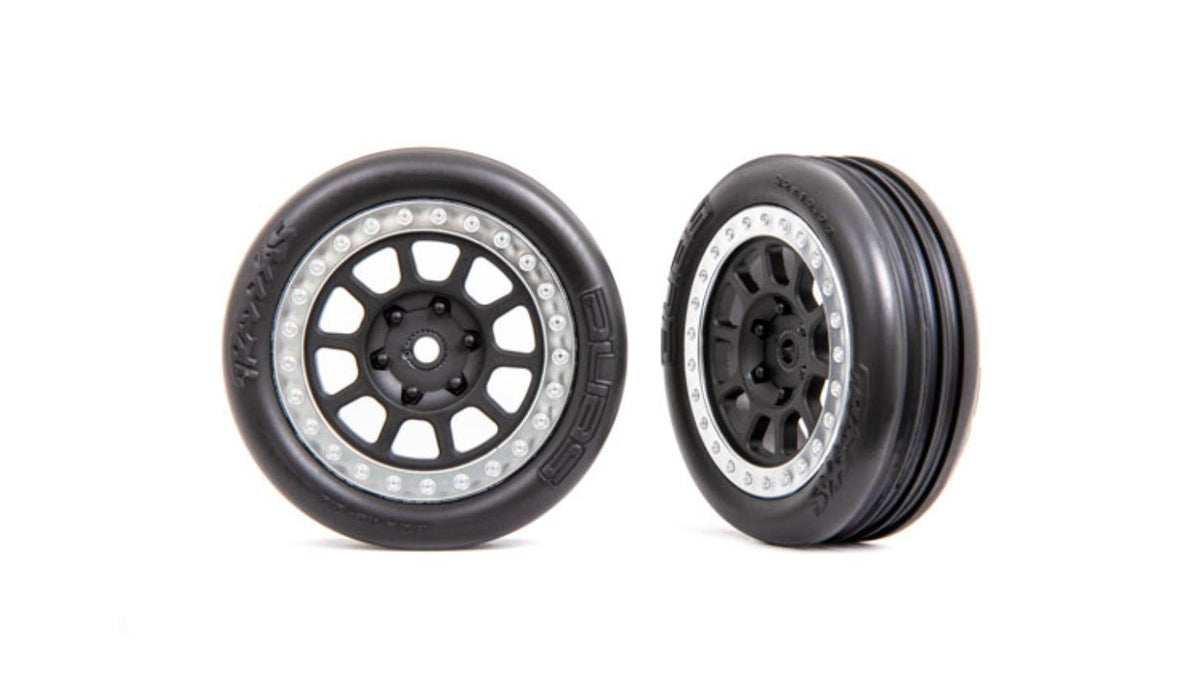 Traxxas 2471G Alias Ribbed Tires Wheels Front