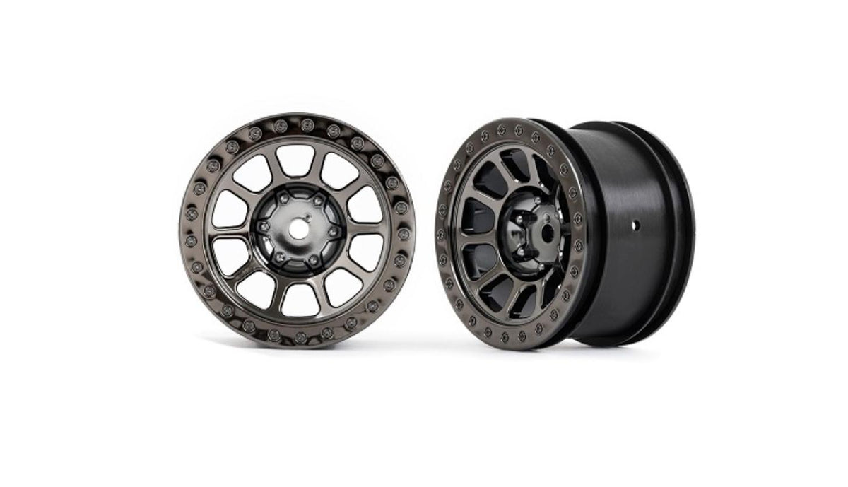Traxxas 2480A Black Chrome Bandit Rear Wheels