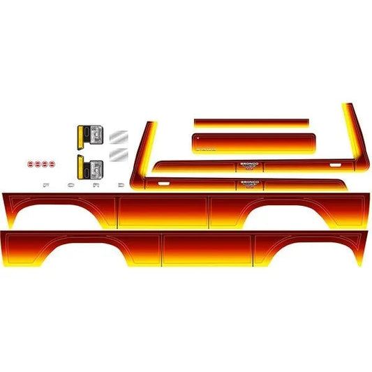 Traxxas TRA8078 TRX-4 Ford Bronco Sunset Decal Sheet