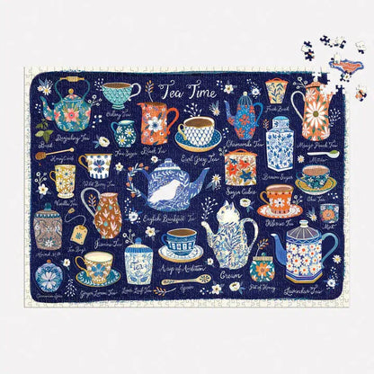 Tea Time 1000 Piece Jigsaw Puzzle Galison