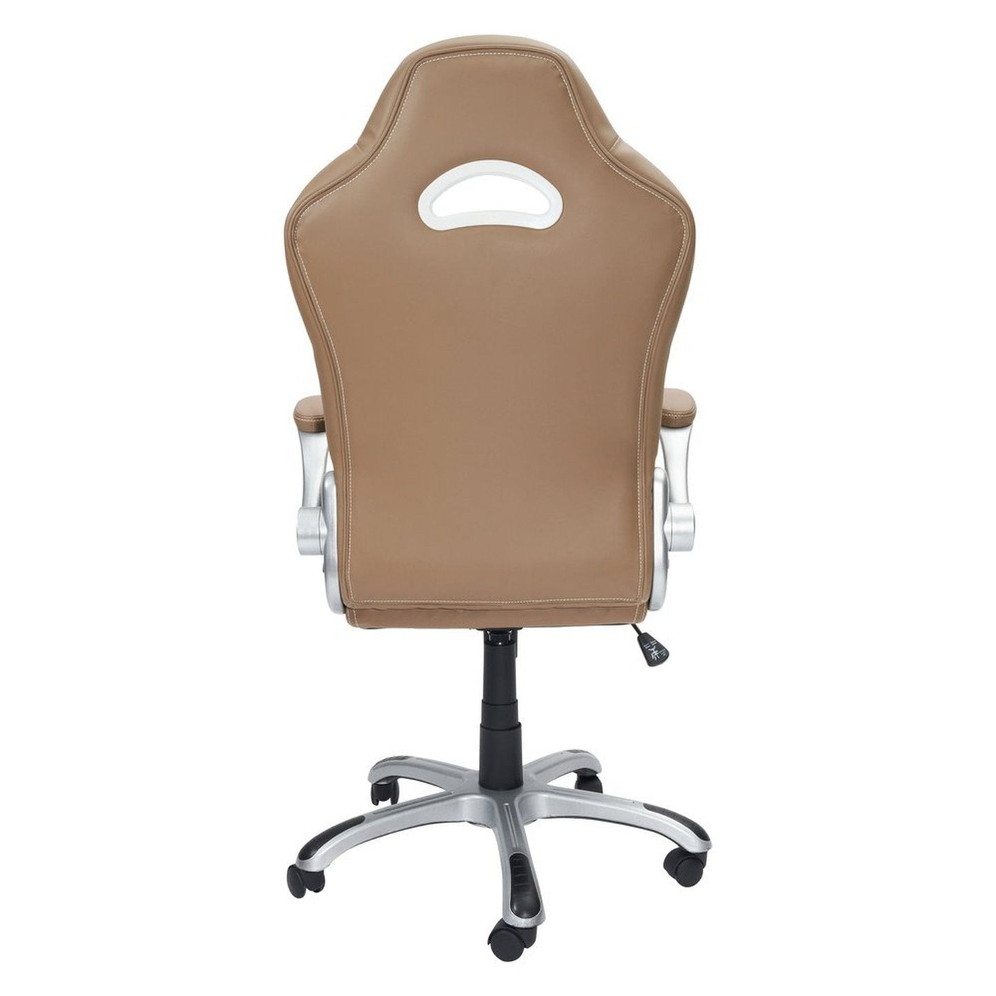 Techni Mobili High Back Executive Sport Race Office Chair with Flip-Up Arms, Camel by Level Up Desks