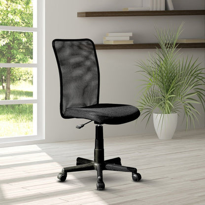 Techni Mobili Mesh Task Office Chair, Black by Level Up Desks
