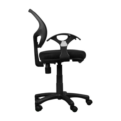 Techni Mobili Midback Mesh Task Office Chair, Black by Level Up Desks
