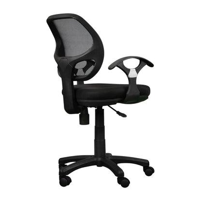 Techni Mobili Midback Mesh Task Office Chair, Black by Level Up Desks