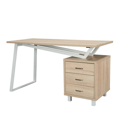 Techni Mobili Modern Design Computer Desk with Storage, Sand by Level Up Desks