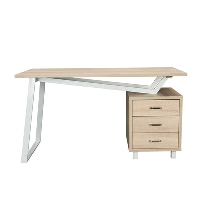 Techni Mobili Modern Design Computer Desk with Storage, Sand by Level Up Desks
