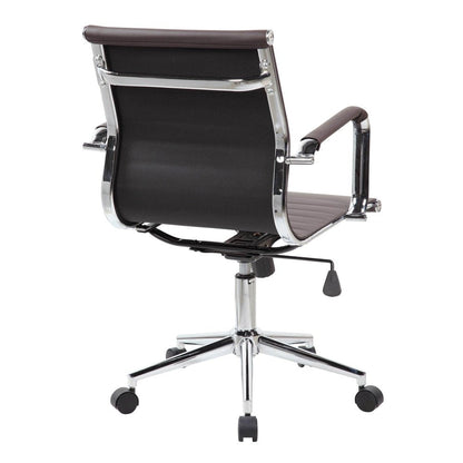 Techni Mobili Modern Visitor Office Chair, Chocolate by Level Up Desks