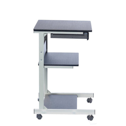 Techni Mobili Rolling Laptop Cart with Storage, Graphite by Level Up Desks