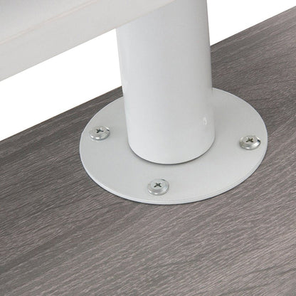 Techni Mobili Rotating Multi-Positional Modern Desk, Grey by Level Up Desks