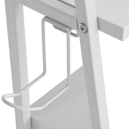 Techni Mobili Study Computer Desk with Storage & Magnetic Dry Erase White Board, White by Level Up Desks