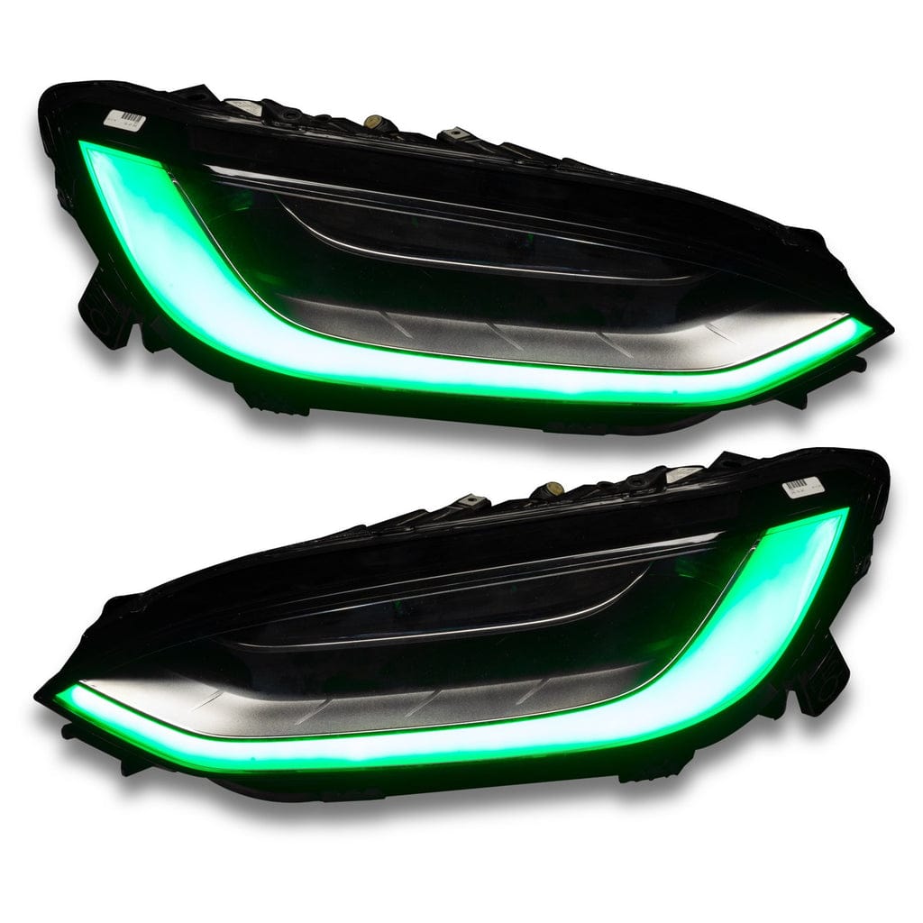 Tesla Model X Multicolor Flow DRL Boards (2016-2021)