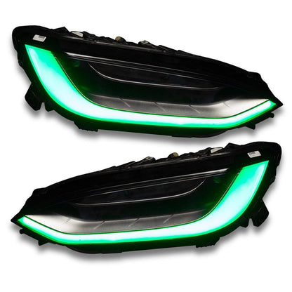 Tesla Model X Multicolor Flow DRL Boards (2016-2021)