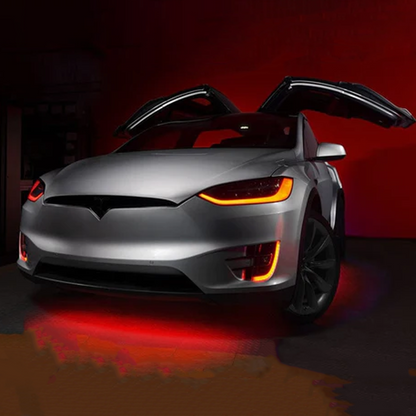 Tesla Model X Multicolor Flow DRL Boards (2016-2021)