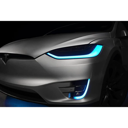 Tesla Model X Multicolor Flow DRL Boards (2016-2021)