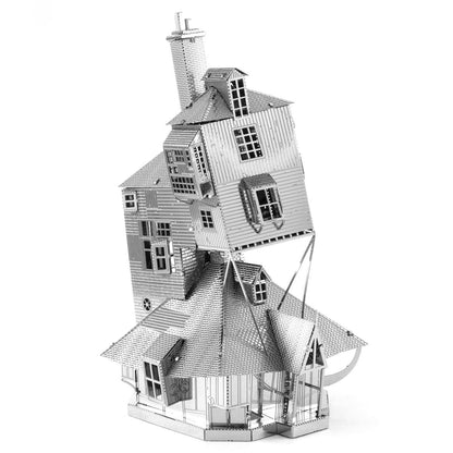 The Burrow Weasley Family Home Harry Potter 3D Steel Model Kit Metal Earth