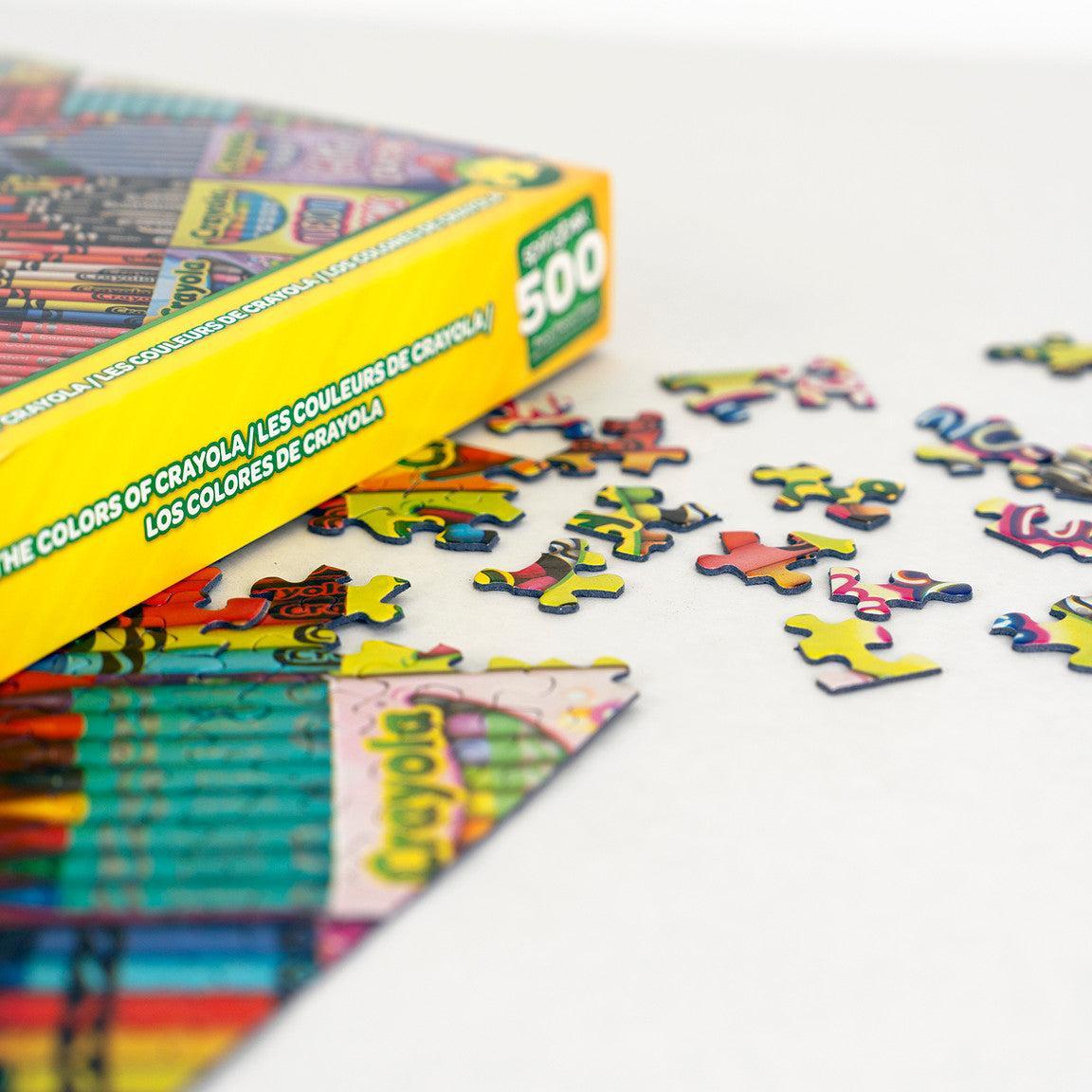 The Colors of Crayola 500 Piece Jigsaw Puzzle Springbok