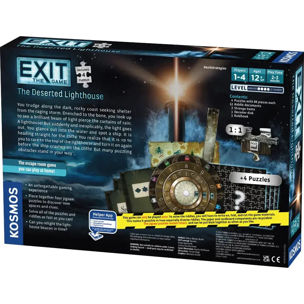 The Deserted Lighthouse with Jigsaw Puzzles - Exit the Escape Room Game - Kosmos