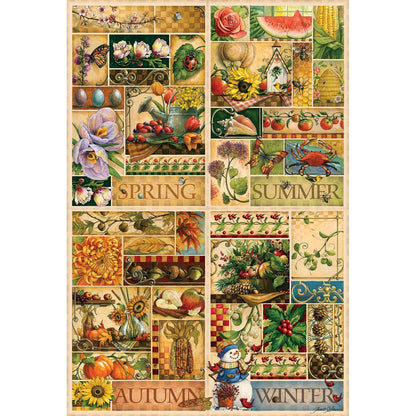 The Four Seasons 2000 Piece Jigsaw Puzzle Cobble Hill