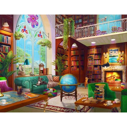 The Library 500 Piece Jigsaw Puzzle Springbok