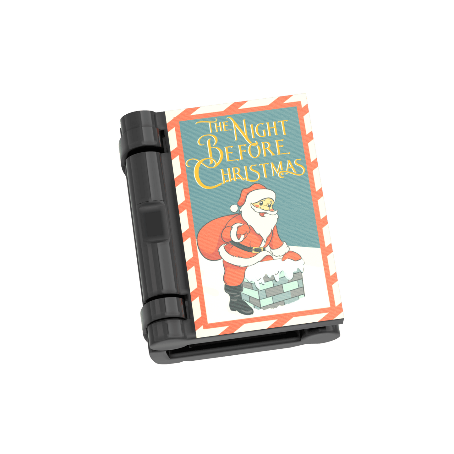"The Night Before Christmas" Book - Custom Printed Minifig Scale - Made using LEGO® Parts