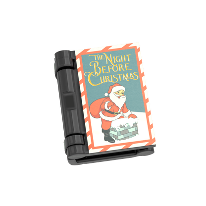 "The Night Before Christmas" Book - Custom Printed Minifig Scale - Made using LEGO® Parts