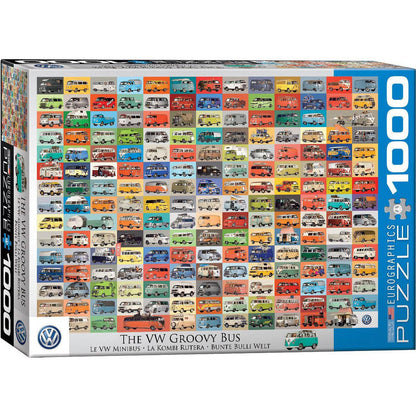 The VW Groovy Bus 1000 Piece Jigsaw Puzzle Eurographics