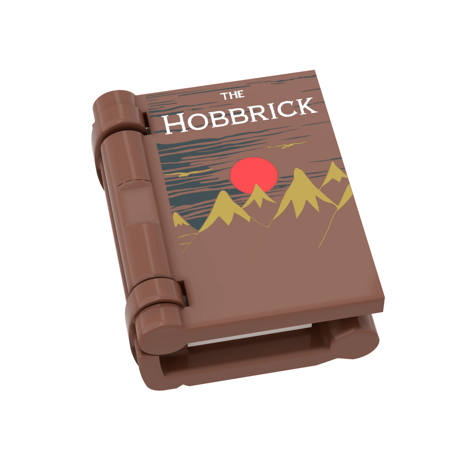 "The Hobbrick" Book - Custom Printed Minifig Scale - Made using LEGO® Parts