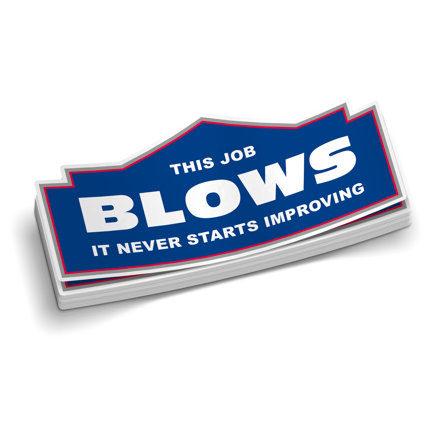 This Job Blows Hard Hat Decal