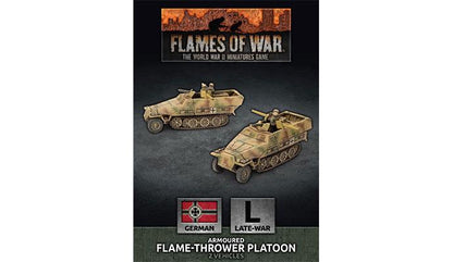 Flames of War: German SD KFZ 251 Flamethrower Platoon (Late War)