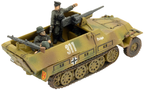 Flames of War: German SD KFZ 251 Transports (Late War)