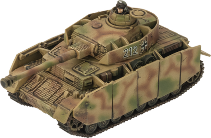 Flames of War: German Panzer IV Tank Platoon (Late War)